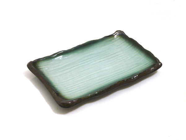 Satin Jade Sushi Plate