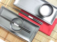 Black Crystal Sushi Set for Two