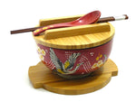 Red Crane Premier Bowl Set for Rice, Noodle or Chirashi