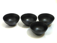 4 pc Black Smoke Bowl Set