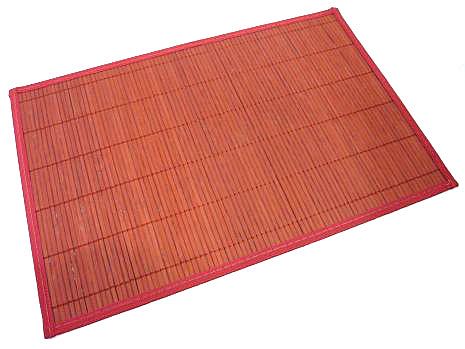 Ruby Red Bamboo Mat